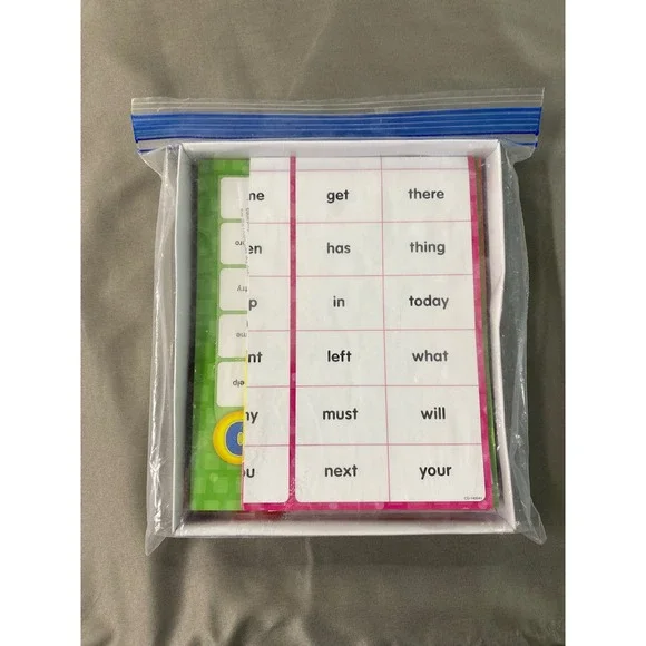 Sight Words Bingo Games Set Educational Learning Kids Homeschool 2-in-1 - Picture 1 of 2